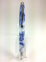 Designer Chrome White and Blue Heaven pen.jpg