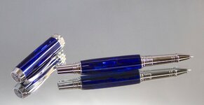 Venus Pen - Rhodium - Blue Abalone - 1.jpg