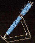 Princess Pen Handmade Lucitylic Baby Blue Chrome.jpg