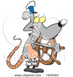 1045363-Royalty-Free-RF-Clip-Art-Illustration-Of-A-Cartoon-Captain-Rat-Steering.jpg