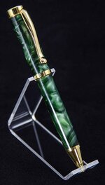 Atrax Ballpoint Emerald Silk Acrylic Pen.jpg