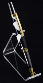 Ellipse Handmade Acrylic Pen in Gunmetal and Ti Gold.jpg