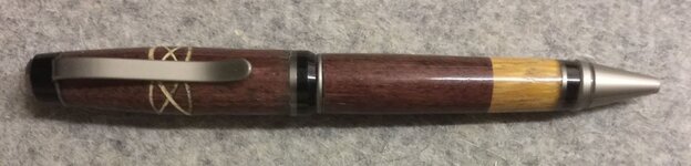 Purpleheart with Spalted Tamerind Celtic Knot and Marblewood Grip.jpg