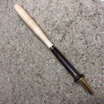 Baseball Bat Pin - 24kt Gold - Walnut and Maple Wood.jpg