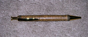 Clicker Pen-10K Gold-Burl Cork 1.jpg