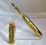 2012 4 3 Forsythia, Two Pens with Dee's Florantine 020.jpg