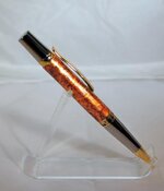 2012 4 3 Forsythia, Two Pens with Dee's Florantine 010.jpg