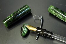Custom Green Marble, Black Rose Lucite, and Cracked Ice 014 (Small).JPG