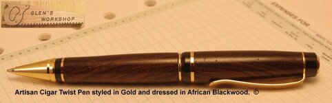 IMGP2084 Etsy Handmade Artisan Cigar Pen Gold African Blackwood.jpg