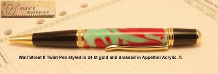 IMGP2115 Etsy Handmade Wall Street II Pen Gold Appeltini Acrylic.jpg