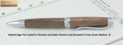 IMGP2499 Etsy Handmade Hybrid Cigar Twist Pen Chrome Satin Chrome Cross Grain Walnut 800.jpg