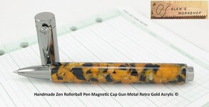 IMGP4412 GlensWorkshop Etsy Handmade Zen Rollerball Pen Gun Metal Retro Gold Acrylic 800.jpg
