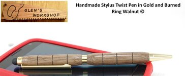 IMGP4669 GlensWorkshop Etsy Handmade Stylus pen Gold Burned Ring Walnut 800.jpg