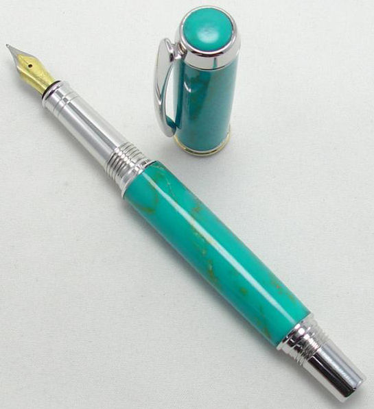 Turquoise Jr. Gent with Custom Finial
