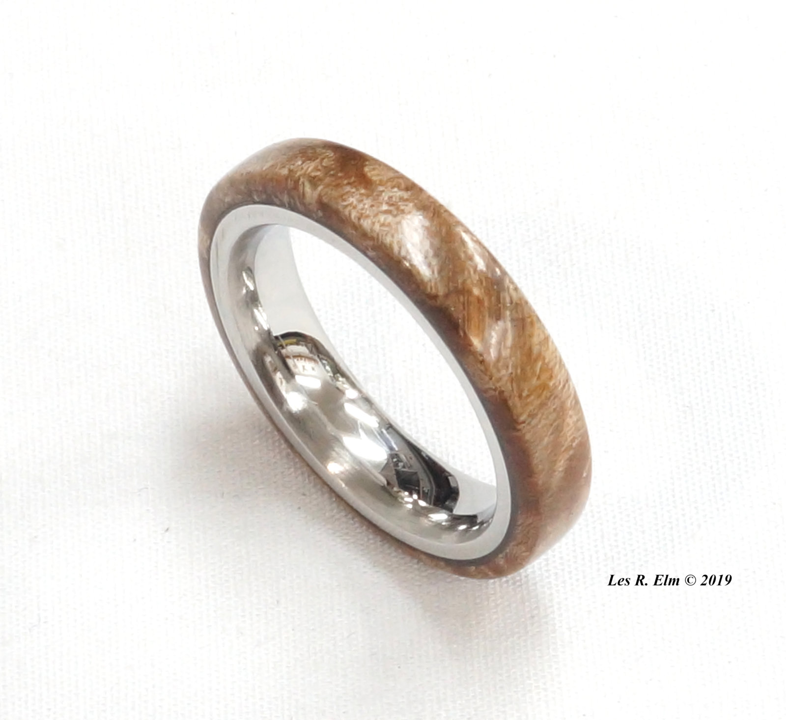 43 - Maple Burl SS Size 7.5 X 4mm.JPG