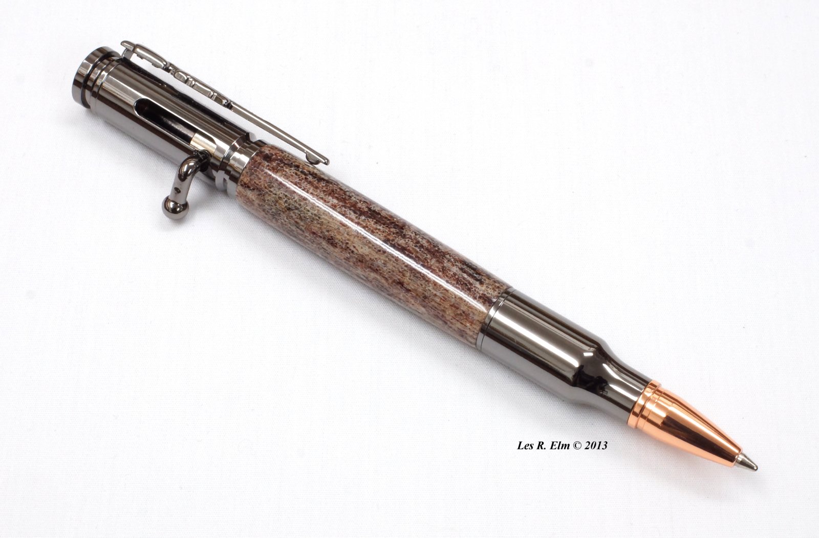 #45- Gun Metal Elk Antler.JPG