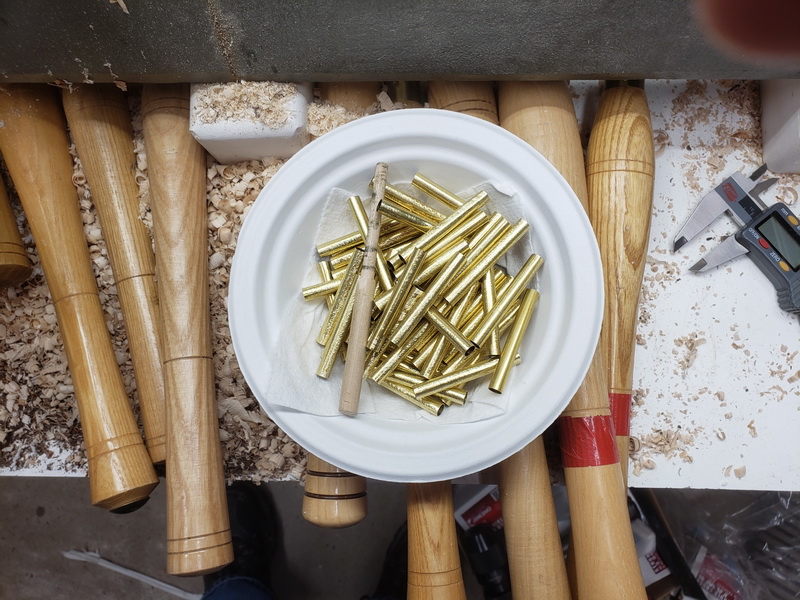 Scuffing LOTS of Brass Tubes!  The International Association of