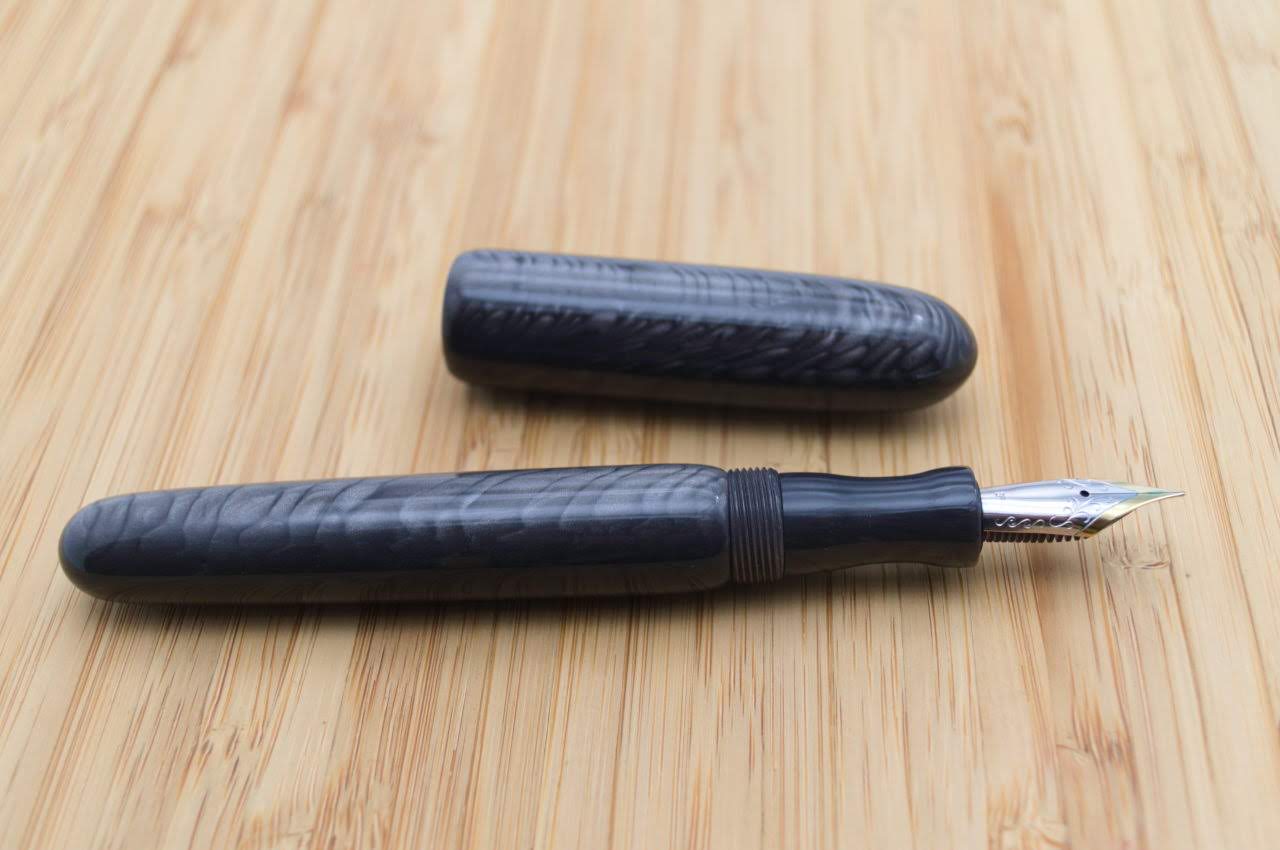 Bonita Gray Dragon penteopens.com handmadepens 3.jpg