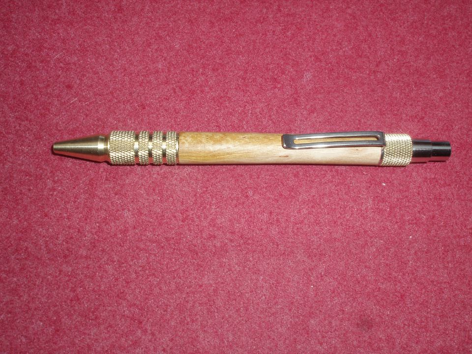 Brazilian Pepper Duraclick EDC Brass Pen.JPG