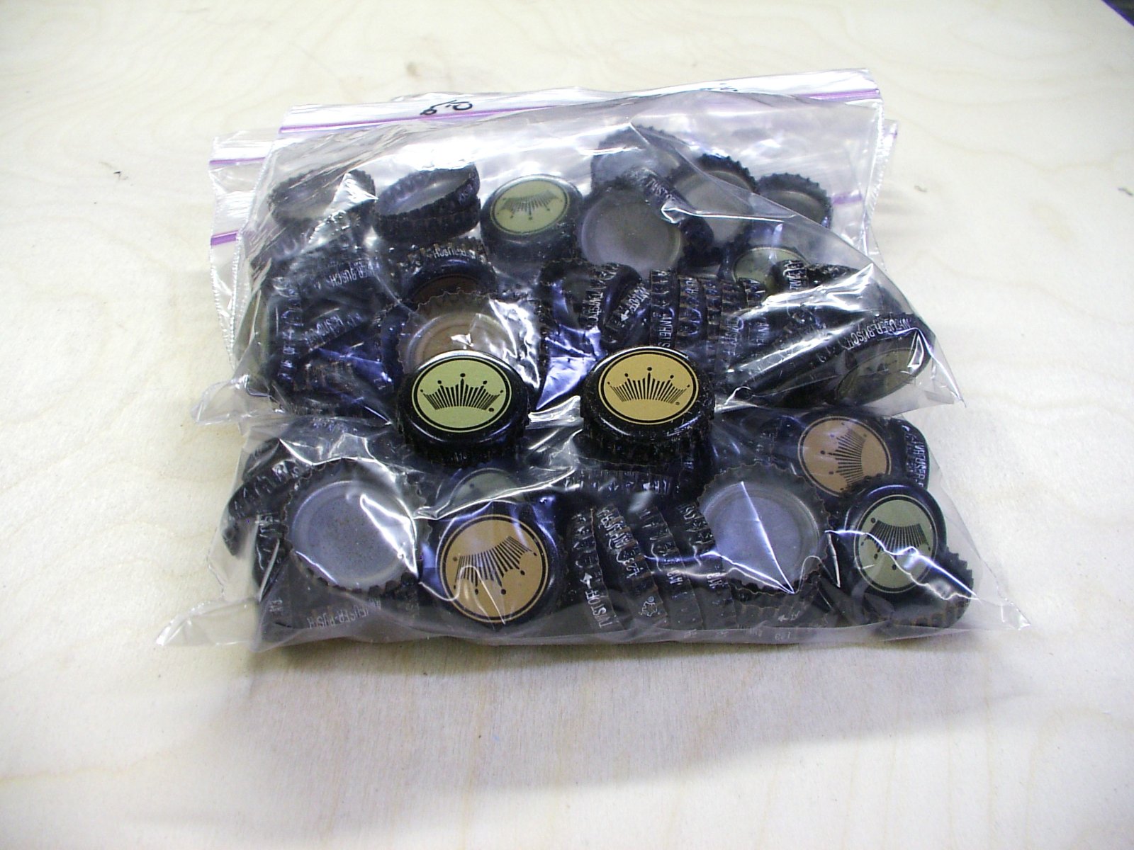Budweiser caps with glod crown.JPG