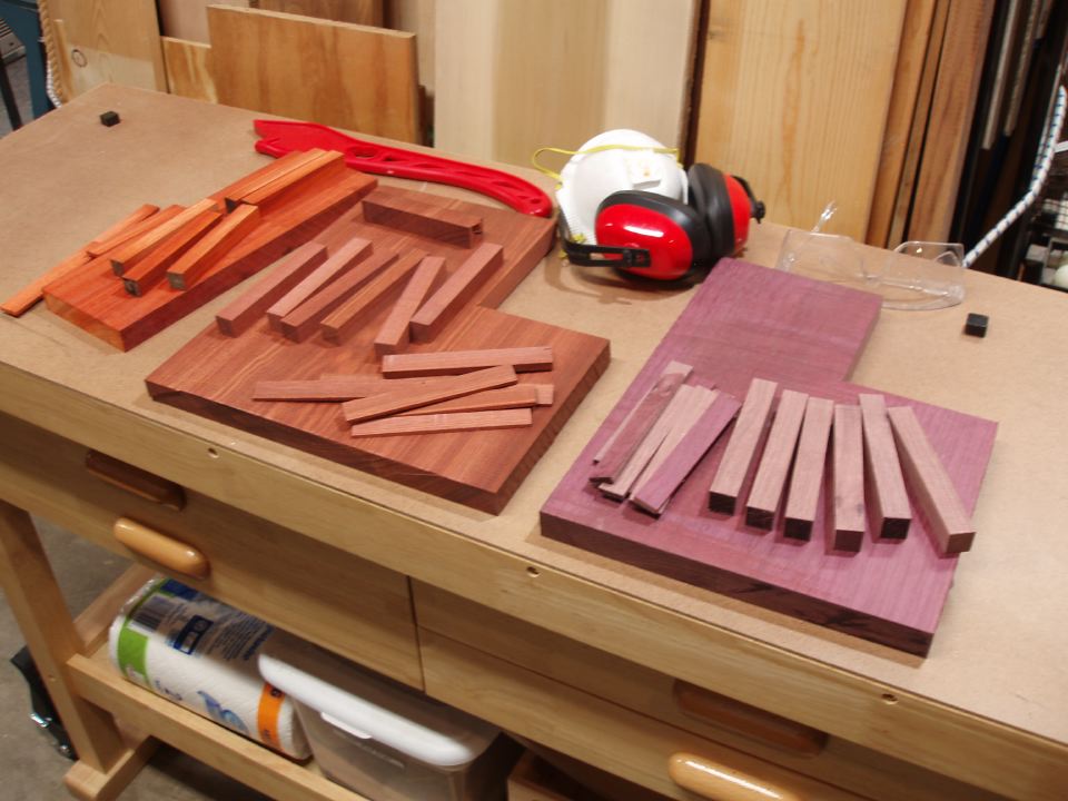 Padauk Bloodwood Purpleheart.JPG