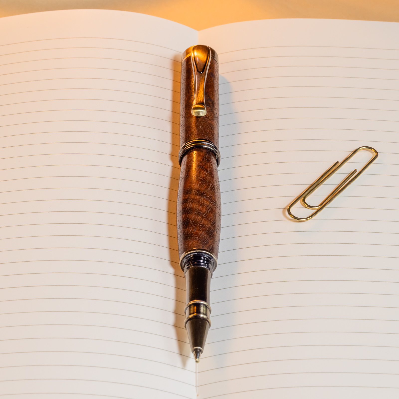 Rollerball, Antique Brass, Brushed, Figured Walnut - 3 - 20240227.jpg