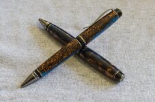 Copper & lighter Blue cigar pen May 2014-3.jpg