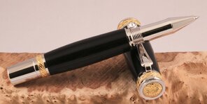 Indian Black Ebony Majestic Roller Ball 2.jpg