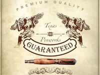 Black Ash Burl Nouveau Sceptre Rollerball Pen on Vintage Pen Background.png