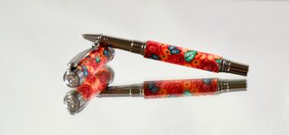 Venus Pen - Black Titanium - Polymer Clay -1.jpg