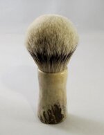 Moose Antler Silver Tip Shaving Brush.jpg