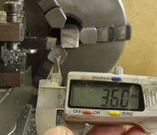 3 rotate chuck and measure gap.JPG