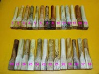 First 27 pen blank samples pic.JPG