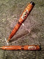 OSU Pen & Pencil Set made with Bocote - 1.JPG