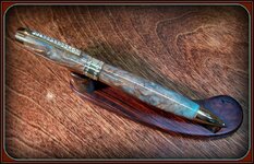 Gold Princess Pen & White Swaworski Crystals.jpg