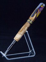 Jr. Antony Louisiana Burl Fiji Black TN 22kt Gold Pen.jpg