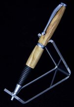 Comfort Olive wood and Brushed Satin Pen.jpg