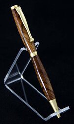 Slimline Cocobolo and Gold Ballpoint Pen.jpg