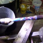 Noncast on lathe.jpg