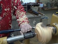 Just Turning a Bowl Today.jpg