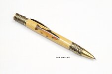 1 - Antique Brass - Brown Trout on Curly Maple.jpg