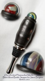 FlameworkedMarbleToppedBlackWoodStopperForSteveBergman,markison,2019,closeups,1000px.jpg