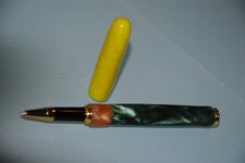 Pens - 1-18-10 Acrylic Green and Yellow Cap.jpg