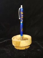 Blue Resin on Satin Slimline Pencil.jpg