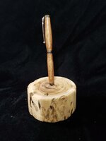 Spalted Black Jack  Oack on Gun Metal Slimline.jpg