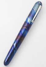 Mokume Titanium Zirconium Fountain Pen_1.JPG