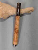 Zen black titanium with maple burl and opal.jpg Zen black titanium with maple burl and opal.jpg
