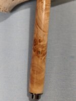 Zen black titanium maple burl with opal.jpg Zen black titanium maple burl with opal.jpg