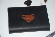 Journal - 5-14-10 Tri Fold Black, Magnet catch fish symbol.jpg