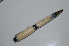 Pens - 7-2-10 Antler Blue Dye Cigar Gold A2.jpg